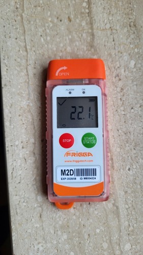 Frigga temperatur datenlogger - temperatur,